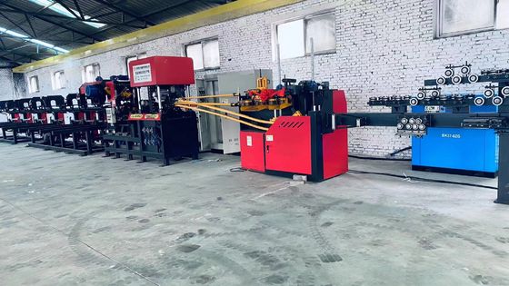 Μηχανή συγκόλλησης ράβδων από χάλυβα διαμέτρου 6-12 mm με σφάλμα μήκους ±5 mm/m