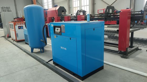 Ηλεκτρικός συμπυκνωτής βίδες με έλεγχο PLC 37/22kw με χαμηλό επίπεδο θορύβου